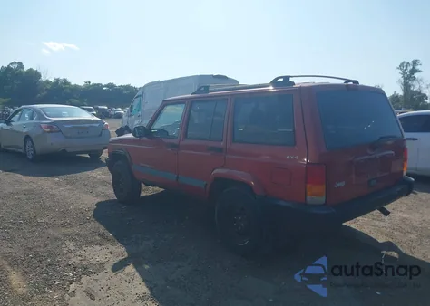1999 Jeep Cherokee Classic/Sport из США, поврежденный, VIN 1J4FF68SXXL567773